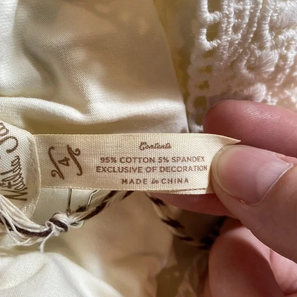 Matilda Jane Kid´s Casual Lace Top In Beige Size 4 NWT - Picture 9 of 9